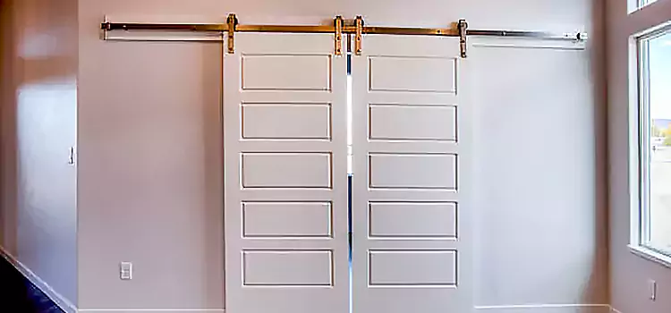 Glass Barn Door with Installation Hardware Kit Oxon Hill